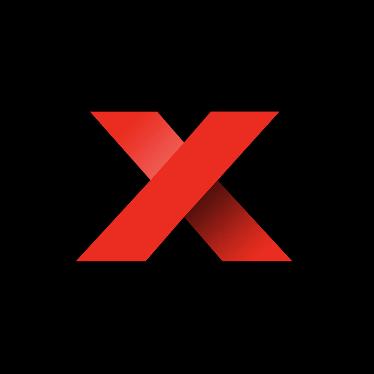 X-Men Superhero Team Classic Logo Red, Yellow, Black Enamel Metal Pin